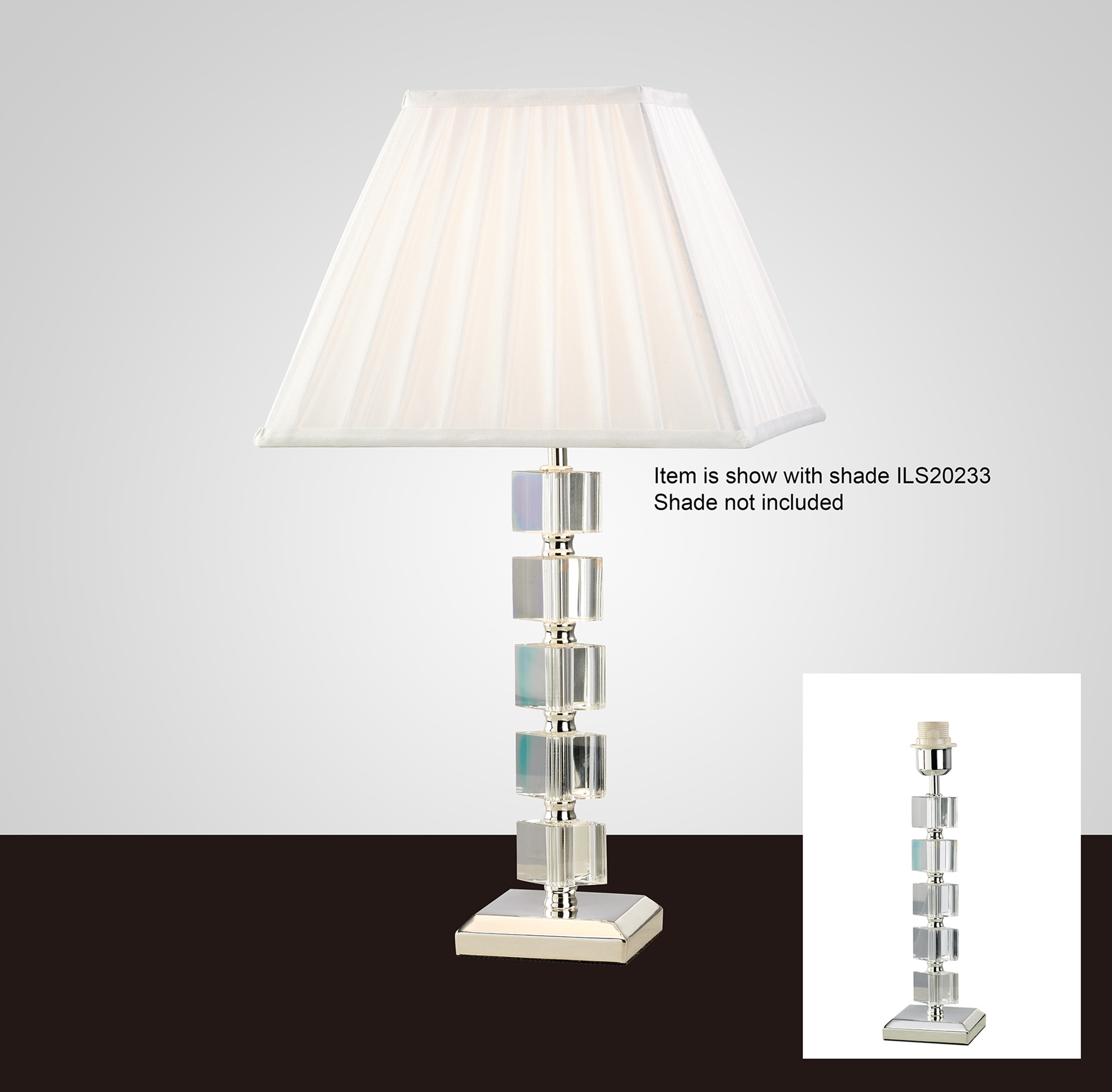 Alina Crystal Table Lamps Diyas Base Only Lamps